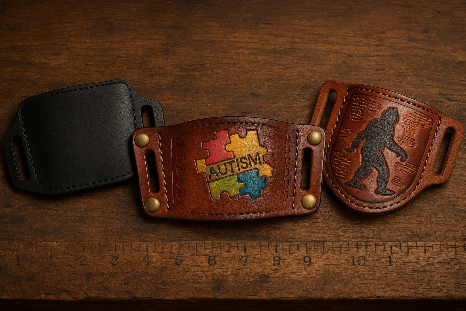 Handmade leather holster